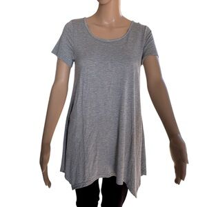 NWT Bamboo Asymmetrical‎ Soft Sleep Shirt Women’s size Small Heather Gray